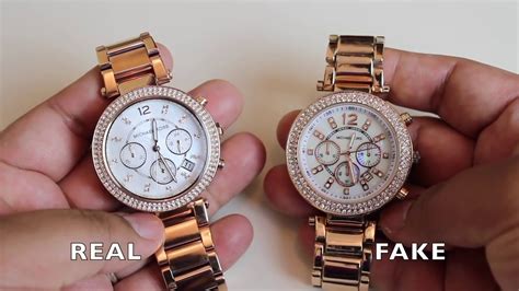 michael kors watch authentic vs fake|check if michael kors is authentic.